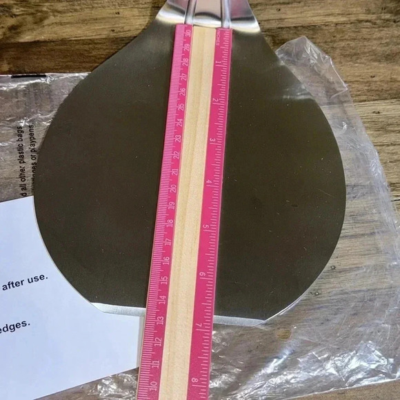 NWT Kitchen Rite Oversize Spatula Kitchen Accessories Tool Stainless Blk Handle - Picture 3 of 5
